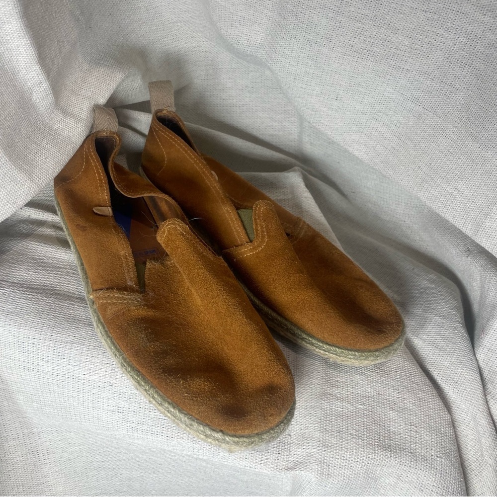 Men's Tan Slip-On Espadrilles